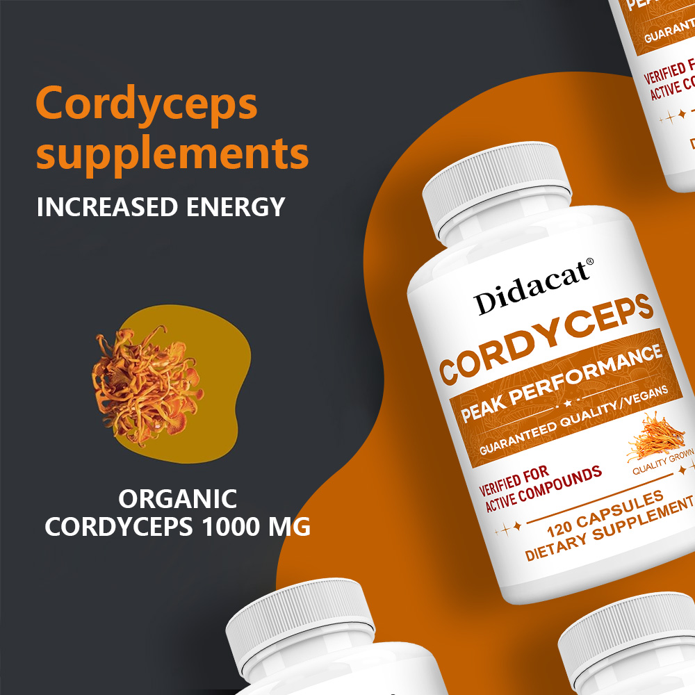 Kapsul Jamur Cordyceps 1000mg, - Health Wellness Energy ulasan dan harga